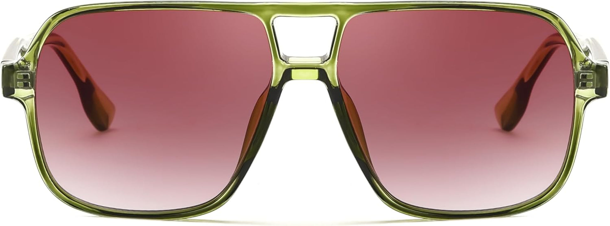 Retro Square Aviator Sunglasses Women Men 70S Vintage Trendy Plastic Frame Sun Glasses B4158
